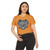 Police Badge Shield Star Eagle Crop Top T-Shirt - Thin Blue Line Memorial Law Enforcement Women's Festival Tee
