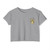 Los Angeles Police Department Shield Chest Logo Crop Top T‑Shirt — LAPD Law Enforcement Badge Emblem Women's Festival Tee