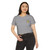 Los Angeles Police Department Shield Chest Logo Crop Top T‑Shirt — LAPD Law Enforcement Badge Emblem Women's Festival Tee