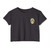 Los Angeles Police Department Shield Chest Logo Crop Top T‑Shirt — LAPD Law Enforcement Badge Emblem Women's Festival Tee
