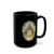Los Angeles Police Department Shield Chest Logo Black Coffee Mug — LAPD Law Enforcement Badge Emblem Cup 11oz 15oz