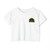 Dallas Texas Police Department Patch Crop Top T-Shirt – Law Enforcement Emblem Chest Print Women's Festival Tee