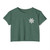 Las Vegas Police Badge Chest Crop Top T-Shirt — Retro Law Enforcement Star Women's Festival Tee