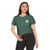 Las Vegas Police Badge Chest Crop Top T-Shirt — Retro Law Enforcement Star Women's Festival Tee