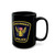 Cincinnati Police Patch Black Coffee Mug- Law Enforcement 11oz 15oz Cup