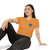 Austin Texas Police Patch Crop Top T-Shirt — Law Enforcement Small Chest Emblem Women's Festival Tee