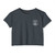 Memphis Tennessee Police Shield Crop Top T-Shirt - Law Enforcement Small Chest Badge Emblem Women's Festival Tee