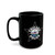 Chicago Illinois Police Shield Black Coffee Mug - Law Enforcement Small Badge Emblem Cup 11oz 15oz
