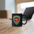 Oxnard California Police Patch Black Coffee Mug - Law Enforcement Small Emblem Cup 11oz 15oz