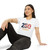 United States of America 250th Anniversary Crop Top T-Shirt — Patriotic American Flag Celebration Women's Tee Semiquincentennial