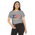 United States of America 250th Anniversary Crop Top T-Shirt — Patriotic American Flag Celebration Women's Tee Semiquincentennial