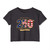 United States of America 250th Anniversary Crop Top T-Shirt — Patriotic American Flag Celebration Women's Tee Semiquincentennial