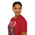 RED Remember Everyone Deployed USA Patriotic Military Boots Tribute Softstyle T-Shirt — "Stand for Those Who Keep us Free"