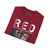 RED Remember Everyone Deployed USA Patriotic Military Boots Tribute Softstyle T-Shirt — "Stand for Those Who Keep us Free"