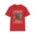 RED Remember Everyone Deployed USA Patriotic Military Boots Tribute Softstyle T-Shirt — "I Wear Red on Friday's For My Son"
