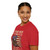 RED Remember Everyone Deployed USA Patriotic Military Boots Tribute Softstyle T-Shirt — "I Wear Red on Friday's For My Son"