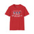 RED Remember Everyone Deployed USA Patriotic Military USA Flags Tribute Softstyle T-Shirt — "Until They All Come Home"