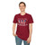 RED Remember Everyone Deployed USA Patriotic Military USA Flags Tribute Softstyle T-Shirt — "Until They All Come Home"