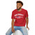 RED Remember Everyone Deployed USA Patriotic Military USA Flag Tribute Softstyle T-Shirt — "We Wait We Hope We Pray"