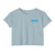 CDOT Logo Crop Top T-Shirt — Chicago Department of Transportation Pocket Logo Women's Festival Tee