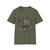 Nurse Crown Stethoscope Softstyle T‑Shirt — Retro Floral Nursing Tee