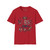 Nurse Crown Stethoscope Softstyle T‑Shirt — Retro Floral Nursing Tee