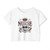 Nurse Crown Stethoscope Crop Top T‑Shirt — Retro Floral Nursing Women's Festival Tee