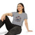 Nurse Crown Stethoscope Crop Top T‑Shirt — Retro Floral Nursing Women's Festival Tee