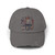 Nurse Crown Stethoscope Distressed Baseball Cap — Retro Floral Nursing Hat