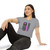 Nurse Caduceus Logo Stethoscope & USA Flag Crop Top T‑Shirt — Retro Icon Nursing Women's Festival Tee