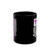Nurse Caduceus Logo Stethoscope & USA Flag Black Coffee Mug — Retro Icon Nursing Cup 11oz 15oz