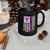 Nurse Caduceus Logo Stethoscope & USA Flag Black Coffee Mug — Retro Icon Nursing Cup 11oz 15oz