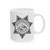 Las Vegas Police Badge White Mug — Retro Law Enforcement Star Coffee Cup 11oz 15oz