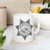 Las Vegas Police Badge White Mug — Retro Law Enforcement Star Coffee Cup 11oz 15oz