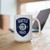 Seattle Washington Police Patch White Coffee Mug - Law Enforcement Emblem Cup 11oz 15oz
