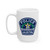 Austin Texas Police Patch White Coffee Mug — Law Enforcement Small Emblem Cup 11oz 15oz