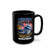 Choir Boys WOLFMAN Motorcycle Club Commemorative Black Mug – Celebrating 35 Years / 250 Years of America 11oz 15oz