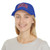 Chicago Arch Logo Low Profile Baseball Cap — Retro City Crew Letterman Hat Illinois Windy City