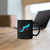 Lake Wallenpaupack Pocono Mountains PA Map Mug - Turquoise Lake Silhouette Magenta Black Coffee Cup 11oz 15oz