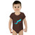 Lake Wallenpaupack Pocono Mountains PA Pennsylvania Turquoise Magenta Print Unisex Infant Bodysuit Baby Onesie