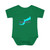 Lake Wallenpaupack Pocono Mountains PA Pennsylvania Turquoise Magenta Print Unisex Infant Bodysuit Baby Onesie