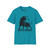 Bullshirt Graphic Softstyle T-Shirt — Bold Charging Bull Design Steer Cattle