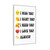 I Miss You I Want You I Need You I Love You Always Gallery Canvas Wraps Vertical Frame