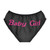 Baby Girl Adult Black Women's Briefs