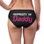 Property of Daddy Stencil Black Pink White Adult Women's Briefs