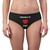 Property of Daddy Black Red White Adult Women's Briefs