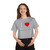 I Love Anal Sex Heart Adult Champion Women's Heritage Cropped T-Shirt