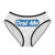 Oral Me Oral B Parody Adult White Black Blue Adult Women's Briefs