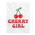 Cherry Girl Velveteen Plush Blanket