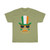Happy St Patrick's Day Flag Hat Glasses Mustache Shamrock Irish Unisex Heavy Cotton Tee